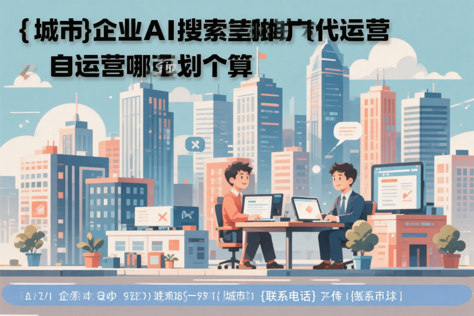 三沙企业AI搜索推广代运营和自运营哪个更划算