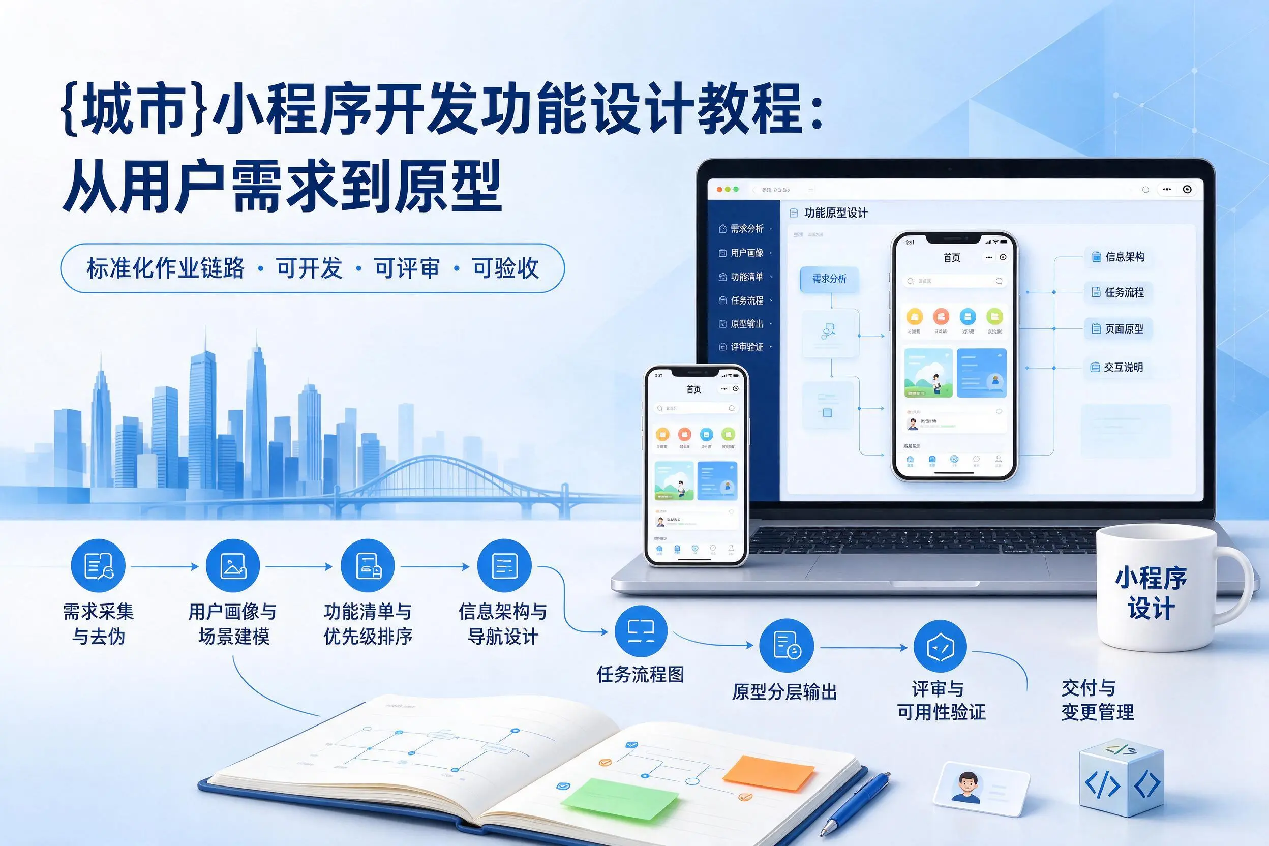 三沙小程序开发功能设计教程:从用户需求到原型