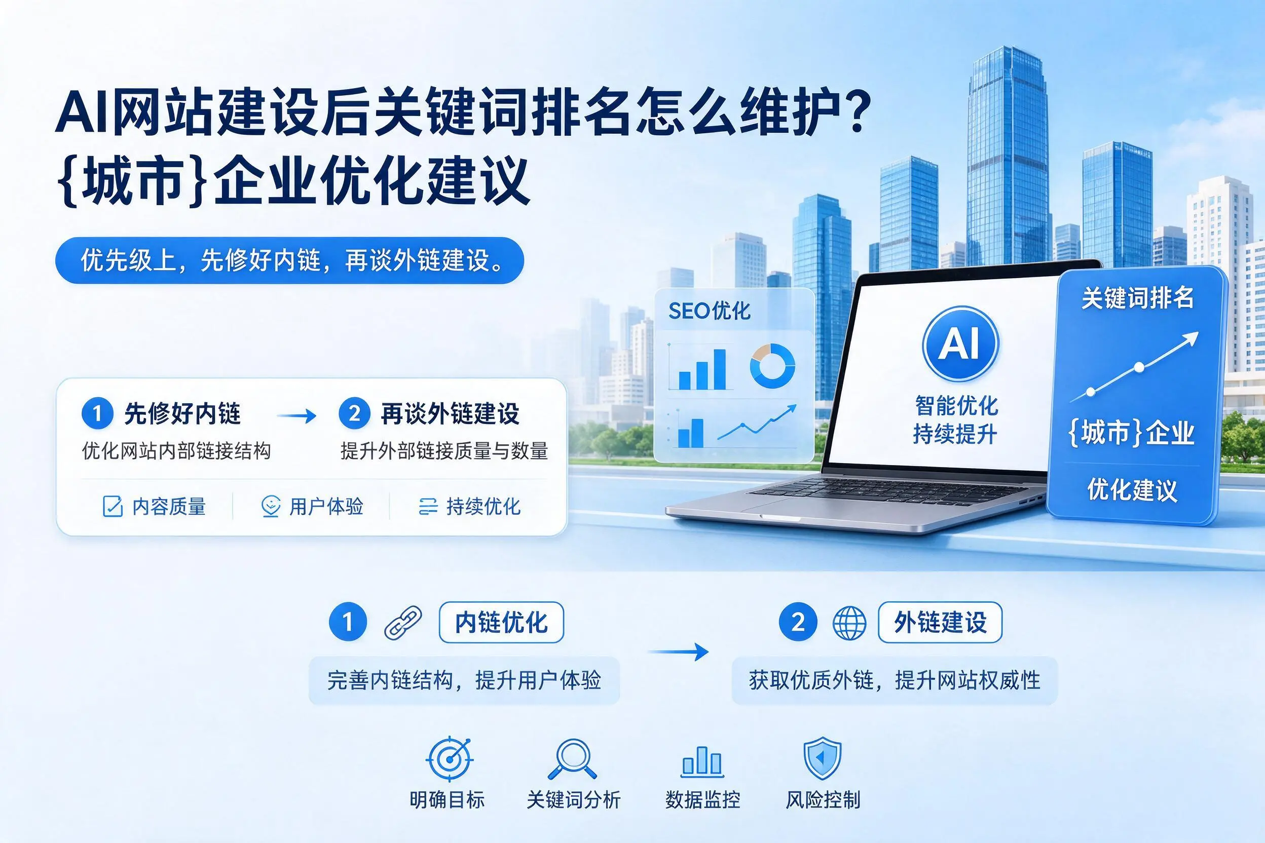 AI网站建设后关键词排名怎么维护？三沙企业优化建议